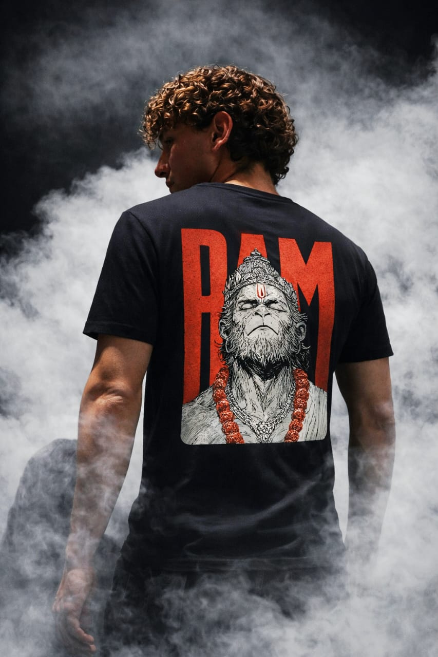 Hanuman RAM Graphic T-Shirt - Premium Bhartiya Streetwear